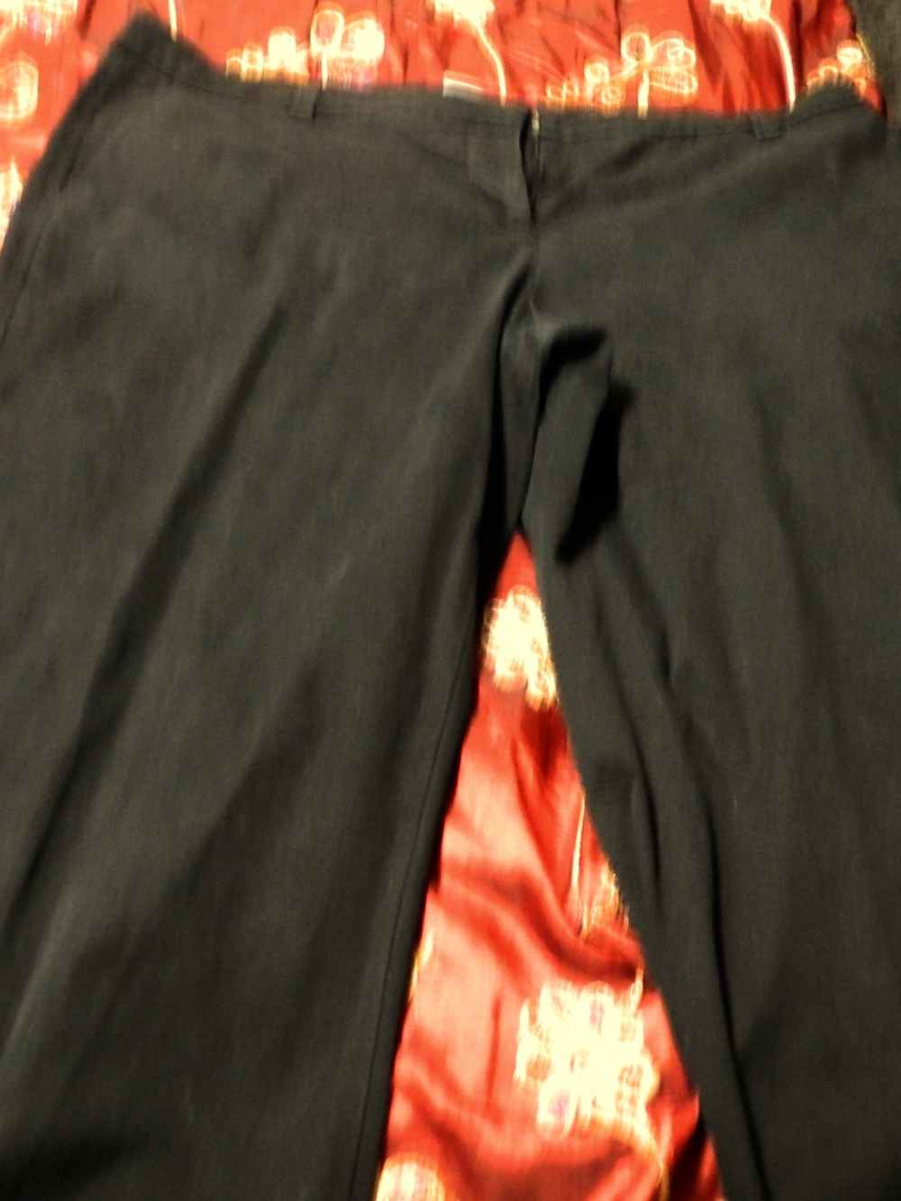 Men's Black Dress Pants - Tailored Straight Leg
